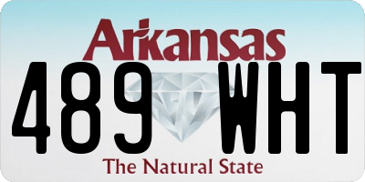 AR license plate 489WHT