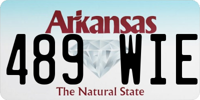 AR license plate 489WIE