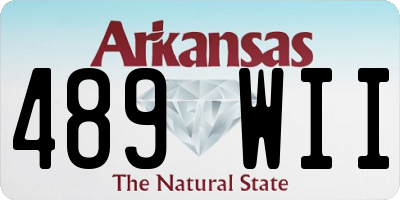 AR license plate 489WII