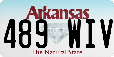 AR license plate 489WIV
