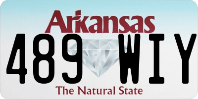 AR license plate 489WIY