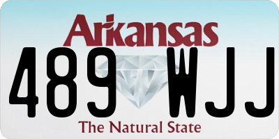 AR license plate 489WJJ