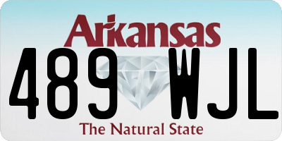 AR license plate 489WJL