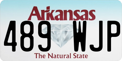 AR license plate 489WJP