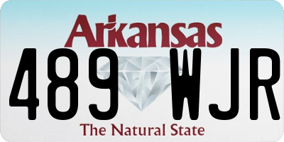 AR license plate 489WJR