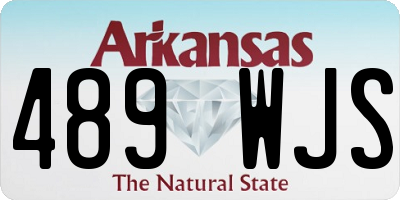 AR license plate 489WJS