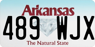 AR license plate 489WJX