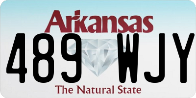 AR license plate 489WJY