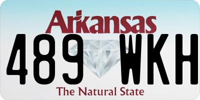 AR license plate 489WKH