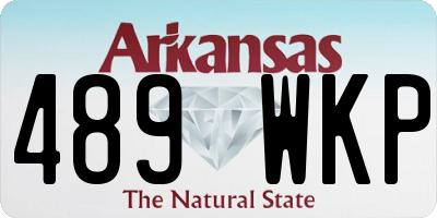 AR license plate 489WKP