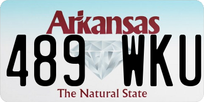 AR license plate 489WKU