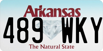 AR license plate 489WKY