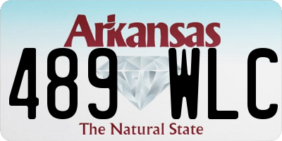 AR license plate 489WLC