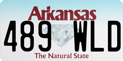 AR license plate 489WLD