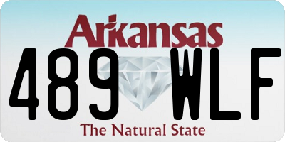 AR license plate 489WLF