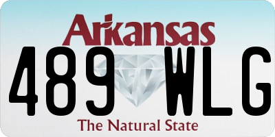 AR license plate 489WLG