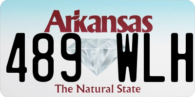 AR license plate 489WLH
