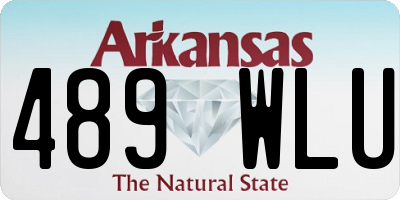 AR license plate 489WLU