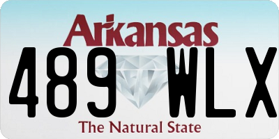 AR license plate 489WLX