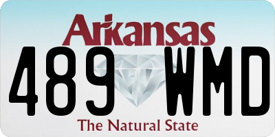 AR license plate 489WMD