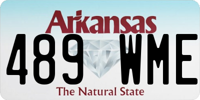 AR license plate 489WME