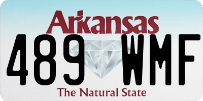 AR license plate 489WMF