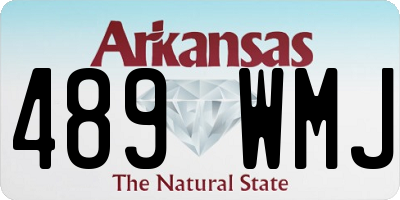 AR license plate 489WMJ