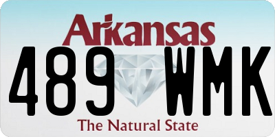 AR license plate 489WMK
