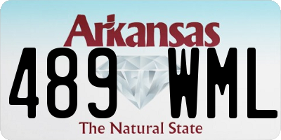 AR license plate 489WML