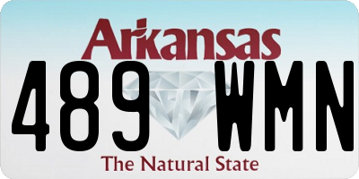 AR license plate 489WMN