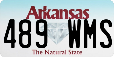 AR license plate 489WMS