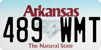 AR license plate 489WMT