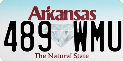 AR license plate 489WMU