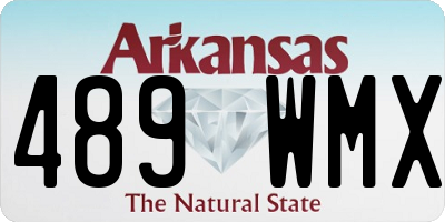 AR license plate 489WMX
