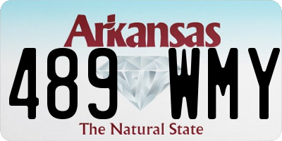AR license plate 489WMY