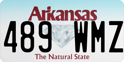 AR license plate 489WMZ