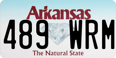 AR license plate 489WRM