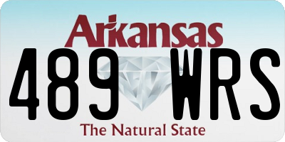 AR license plate 489WRS