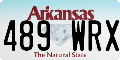 AR license plate 489WRX