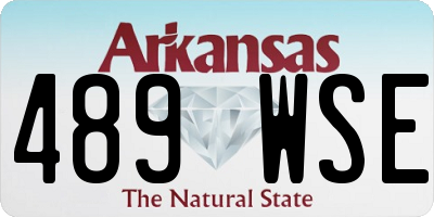 AR license plate 489WSE
