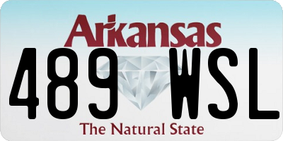 AR license plate 489WSL