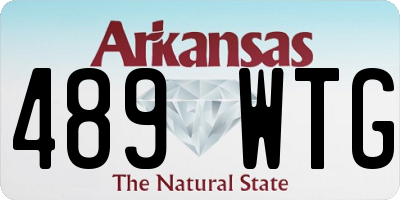 AR license plate 489WTG