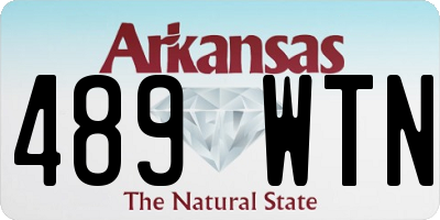 AR license plate 489WTN