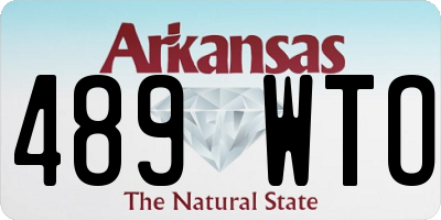 AR license plate 489WTO