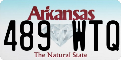 AR license plate 489WTQ