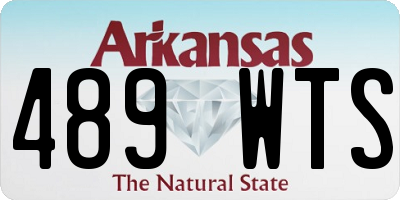 AR license plate 489WTS