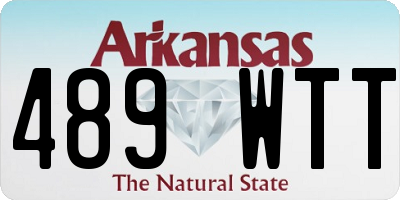 AR license plate 489WTT