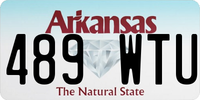 AR license plate 489WTU