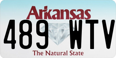 AR license plate 489WTV
