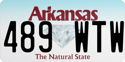 AR license plate 489WTW